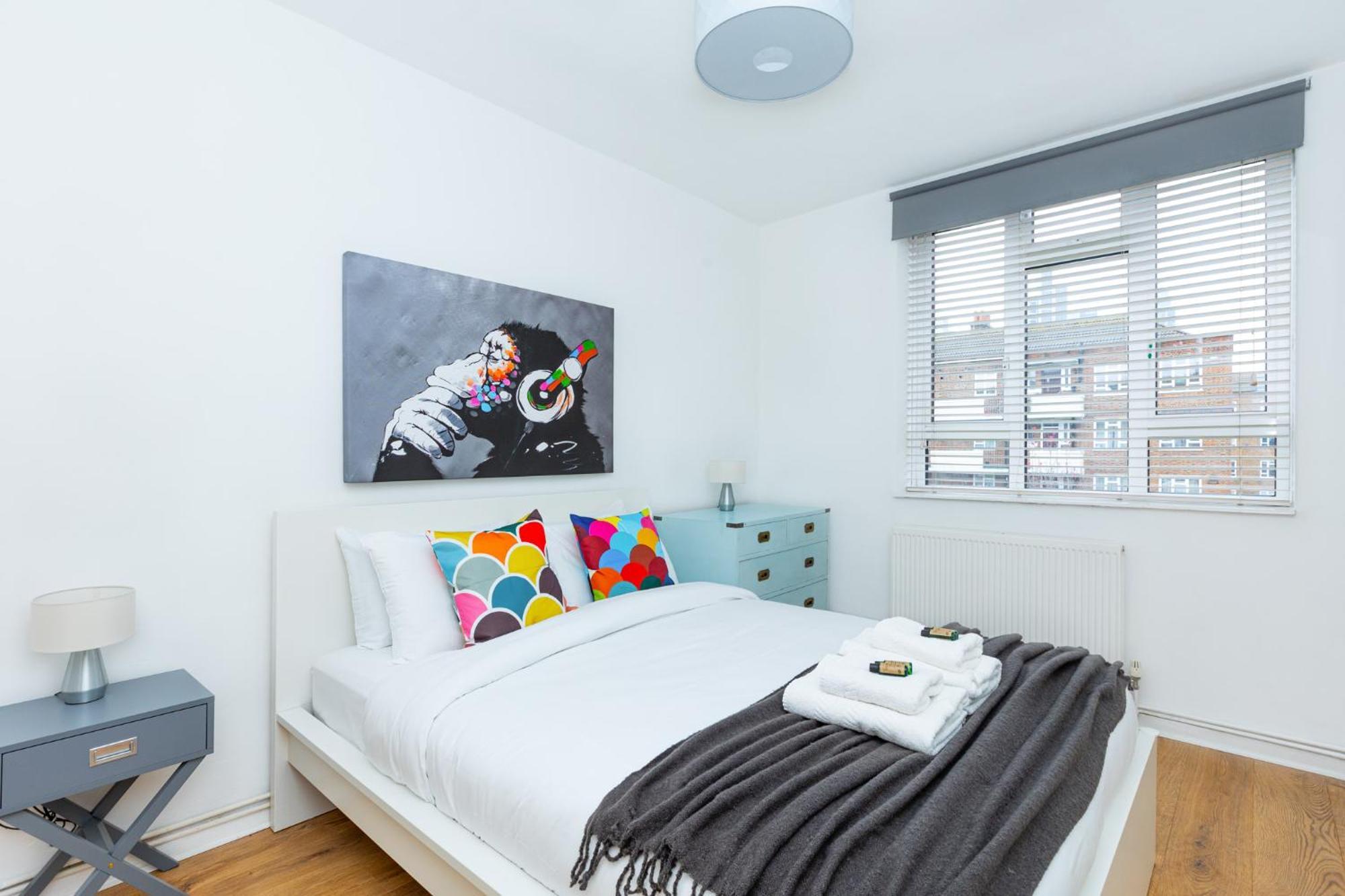 Bright Modern 1 Bedroom Flat, 5 Min To Vauxhall St London Bagian luar foto