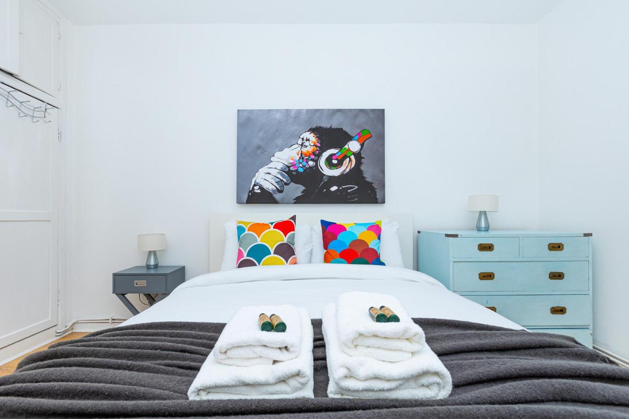 Bright Modern 1 Bedroom Flat, 5 Min To Vauxhall St London Bagian luar foto