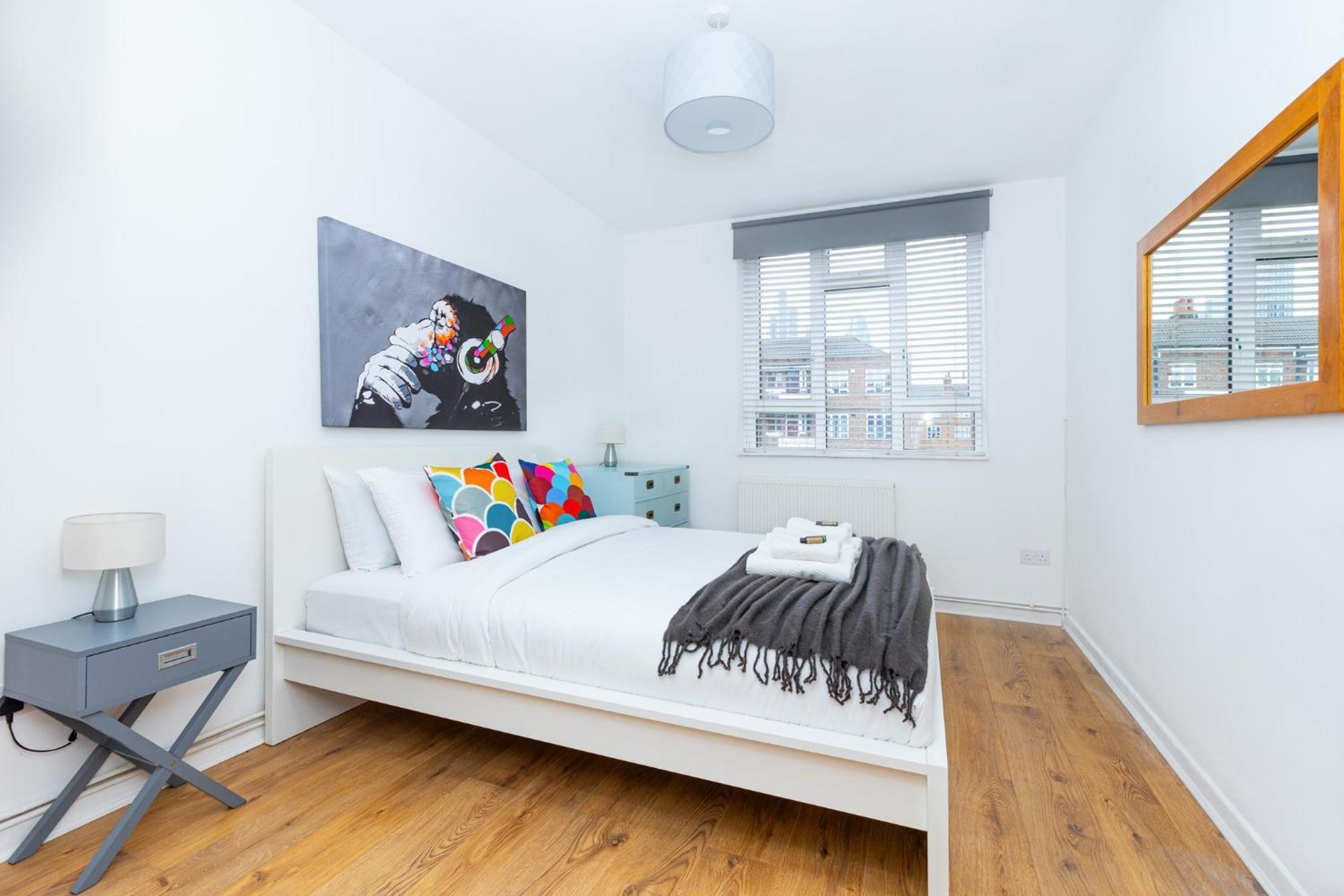 Bright Modern 1 Bedroom Flat, 5 Min To Vauxhall St London Bagian luar foto