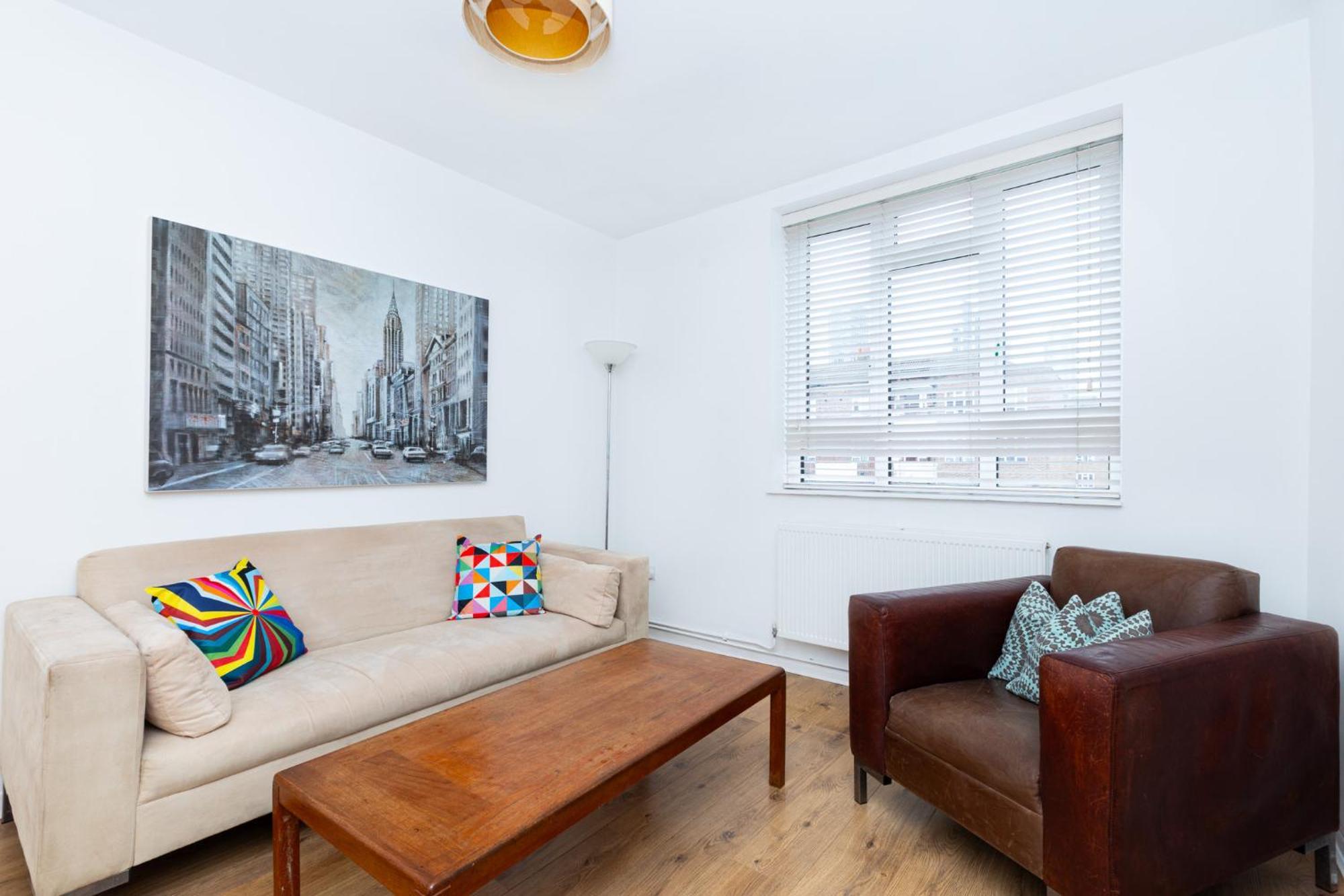 Bright Modern 1 Bedroom Flat, 5 Min To Vauxhall St London Bagian luar foto