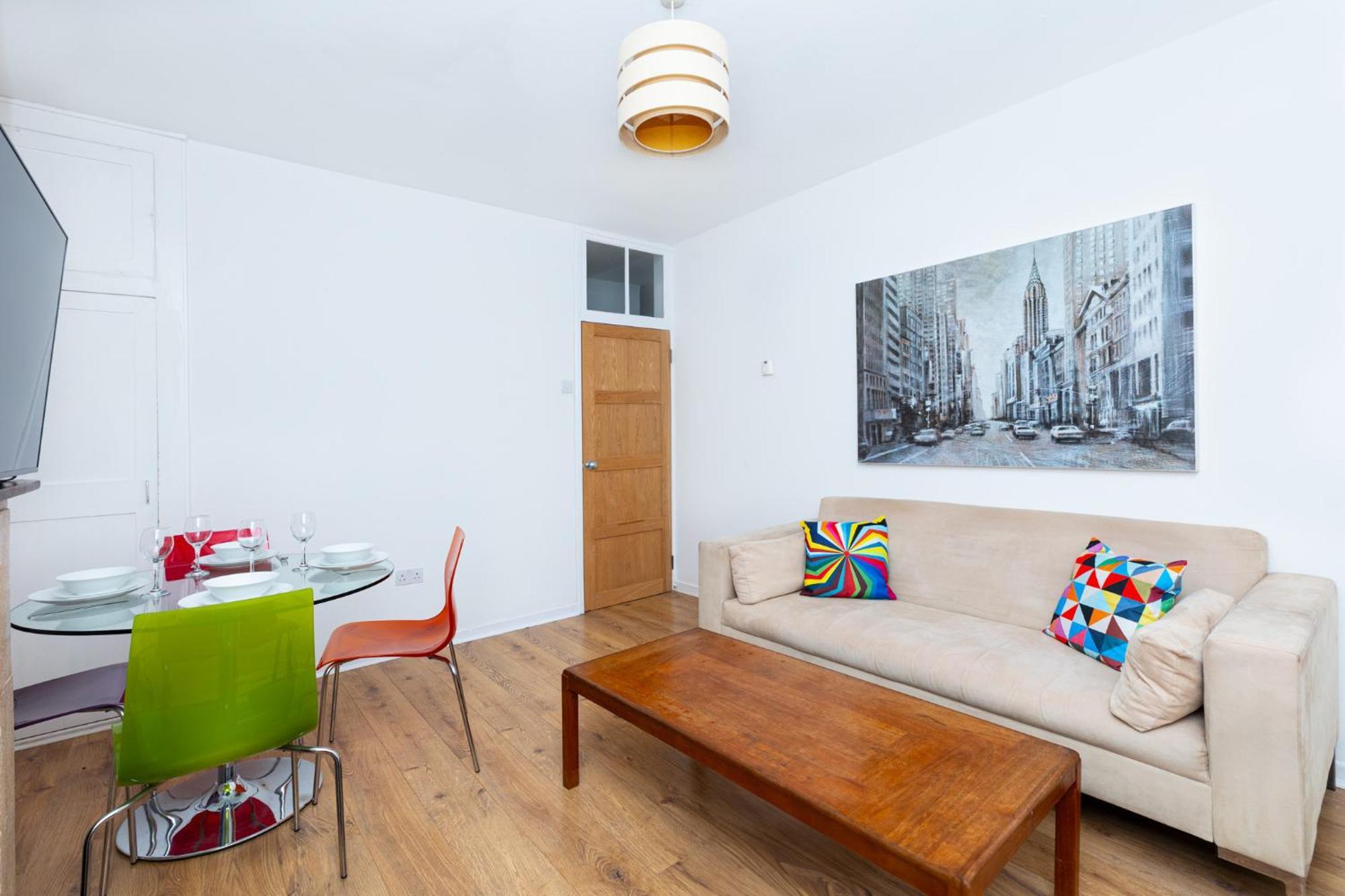 Bright Modern 1 Bedroom Flat, 5 Min To Vauxhall St London Bagian luar foto
