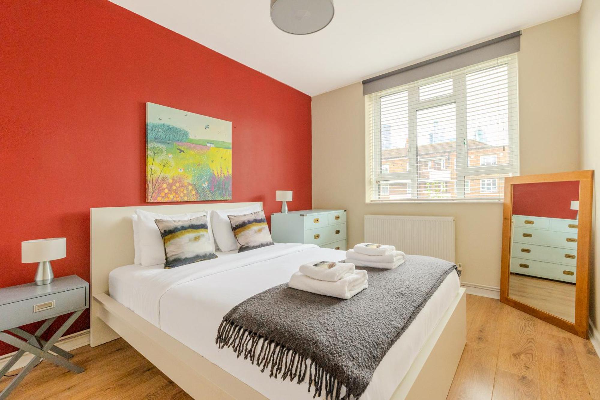 Bright Modern 1 Bedroom Flat, 5 Min To Vauxhall St London Bagian luar foto