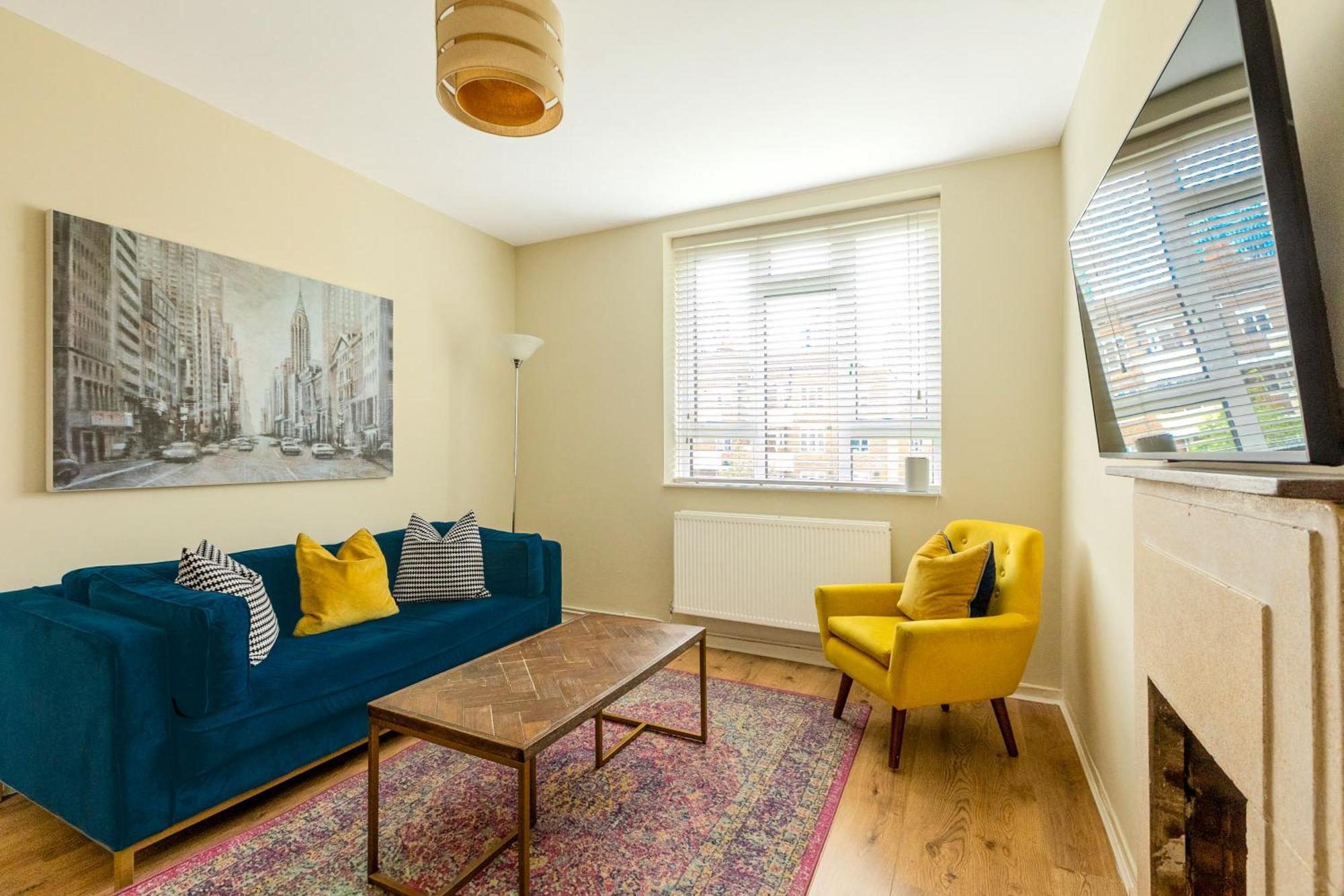 Bright Modern 1 Bedroom Flat, 5 Min To Vauxhall St London Bagian luar foto