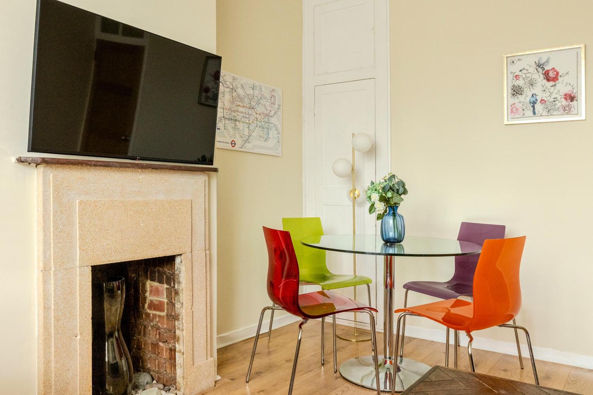Bright Modern 1 Bedroom Flat, 5 Min To Vauxhall St London Bagian luar foto